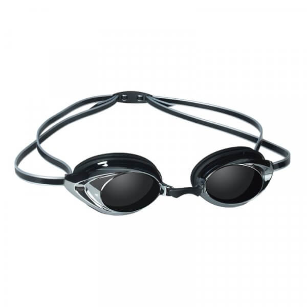black swim goggles