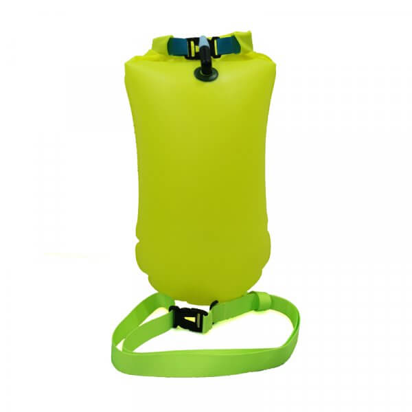green swim safety buoy